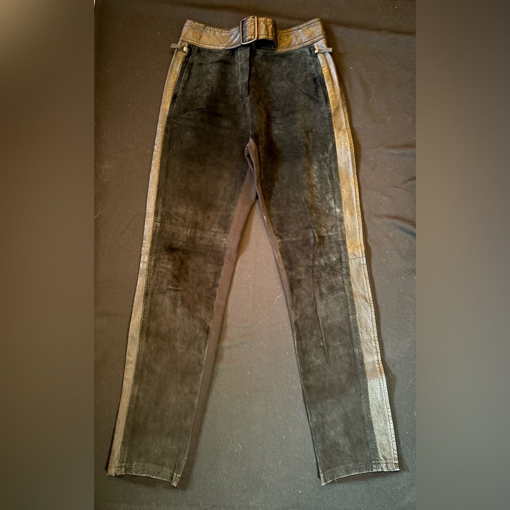 Absolu Paris Vintage Suede Pants